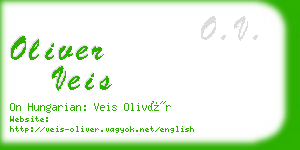 oliver veis business card